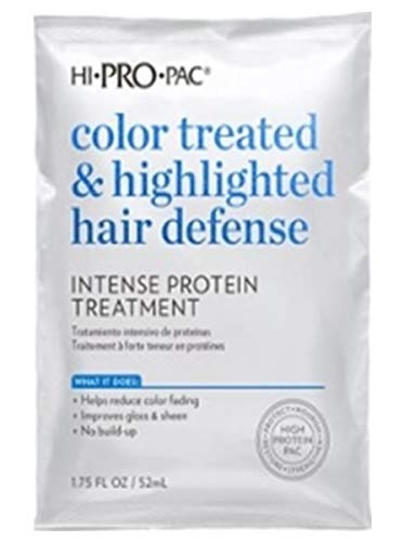 Hi-Pro-Pac front label of treatment pack showing brand and vibrant color preservation benefits