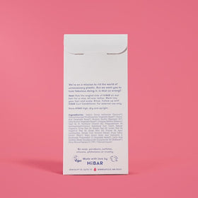 HIBAR bar on bathroom shelf evoking sustainable curl care routine