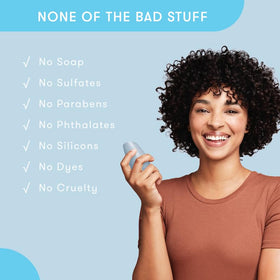 HIBAR coconut oil and vitamin B5 ingredients emphasizing hydration