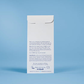 HIBAR shampoo bar in bathroom lifestyle scene promoting sustainable routine