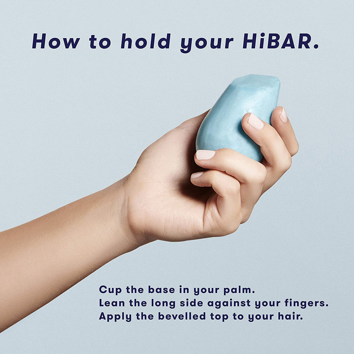 HiBAR bars close-up texture illustrating concentrated formula