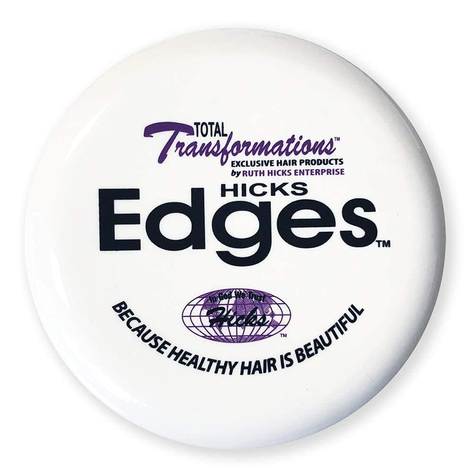 Hicks front packaging showing 4 ounce jar and strong hold benefit