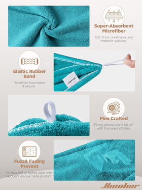 Hicober button and loop fastening detail for secure, hands-free drying