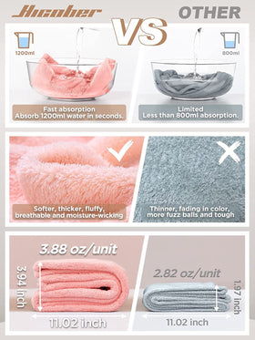 Hicober close-up microfiber texture highlighting soft, absorbent fibers