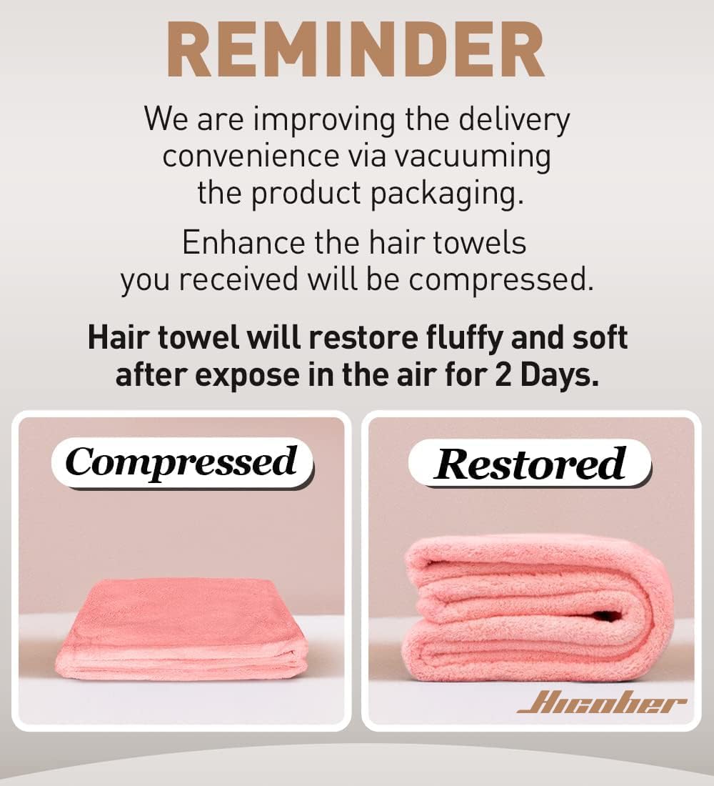 Hicober towels arranged on bathroom counter for everyday routine