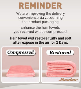 Hicober towels arranged on bathroom counter for everyday routine