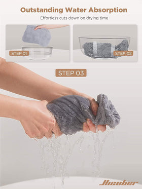 Hicober turban folded flat for travel showing packable convenience