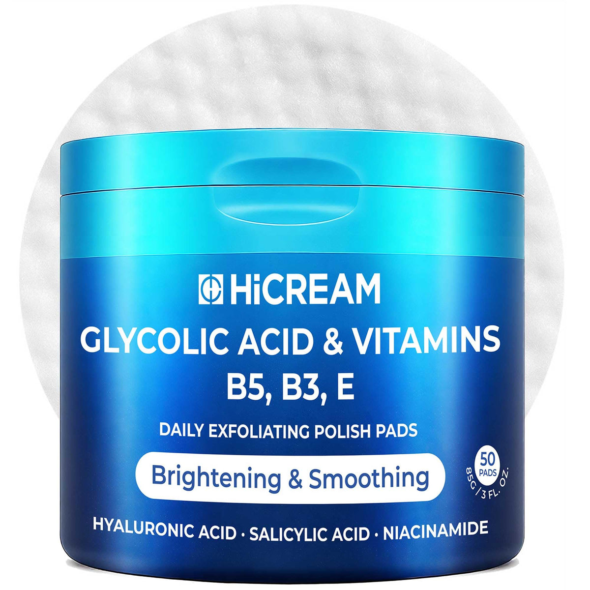 Hicream front packaging showing jar and label for quick product ID and benefits