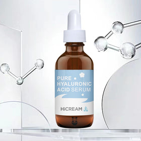 Hicream label close-up displaying key ingredients and clean formulation