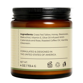 Hicream jar beside bedside lamp suggesting nightly restorative use