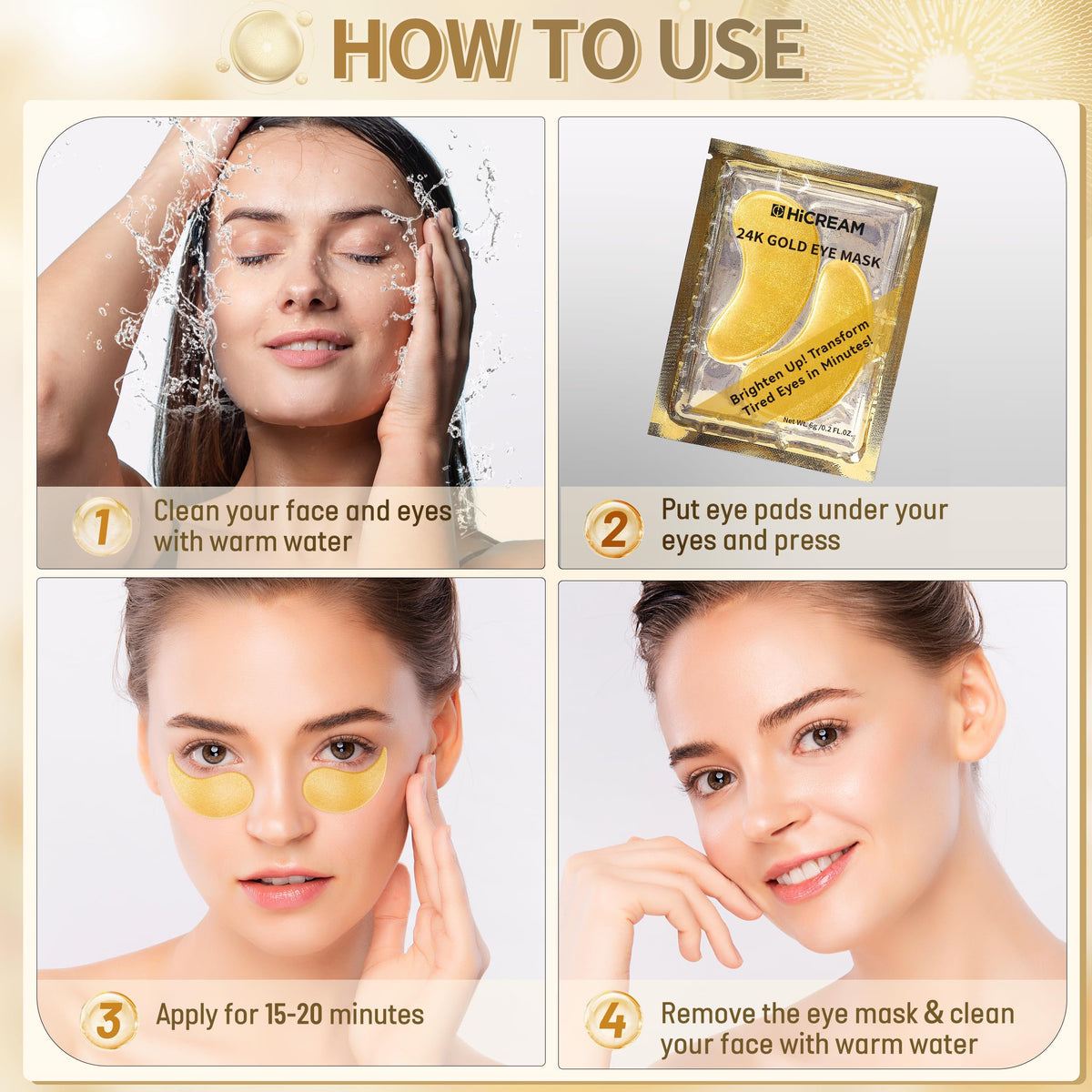 Hicream visible serum on patch demonstrating hydration delivery