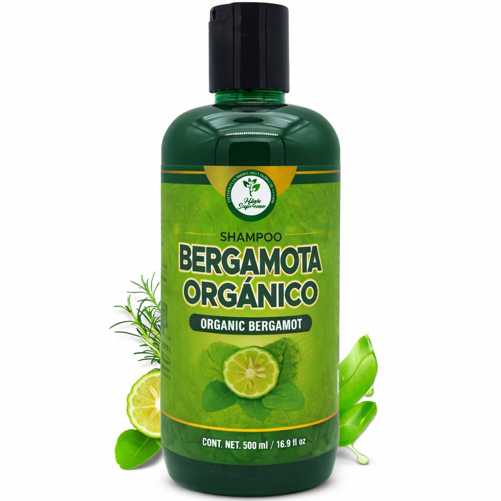 HIGH SUPREME front bottle showing bergamot label and benefits