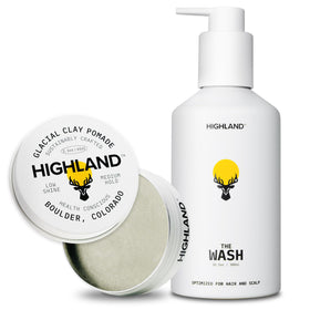 Highland front packaging showing both products and bundle convenience