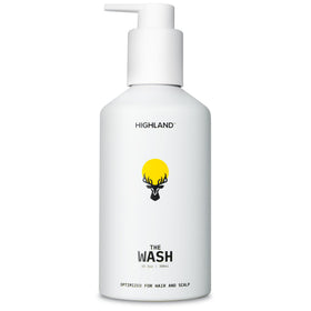 Highland front bottle view showing clean design and hydrating claim