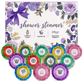 HiHas front box packaging showing 12-piece set and colorful wraps for gifting