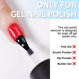 HiLemon applied to fingernail showing easy no‑soak removal in minutes