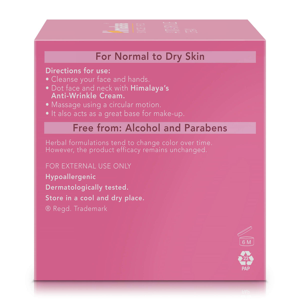 Himalaya cream on bathroom counter lifestyle for daily use