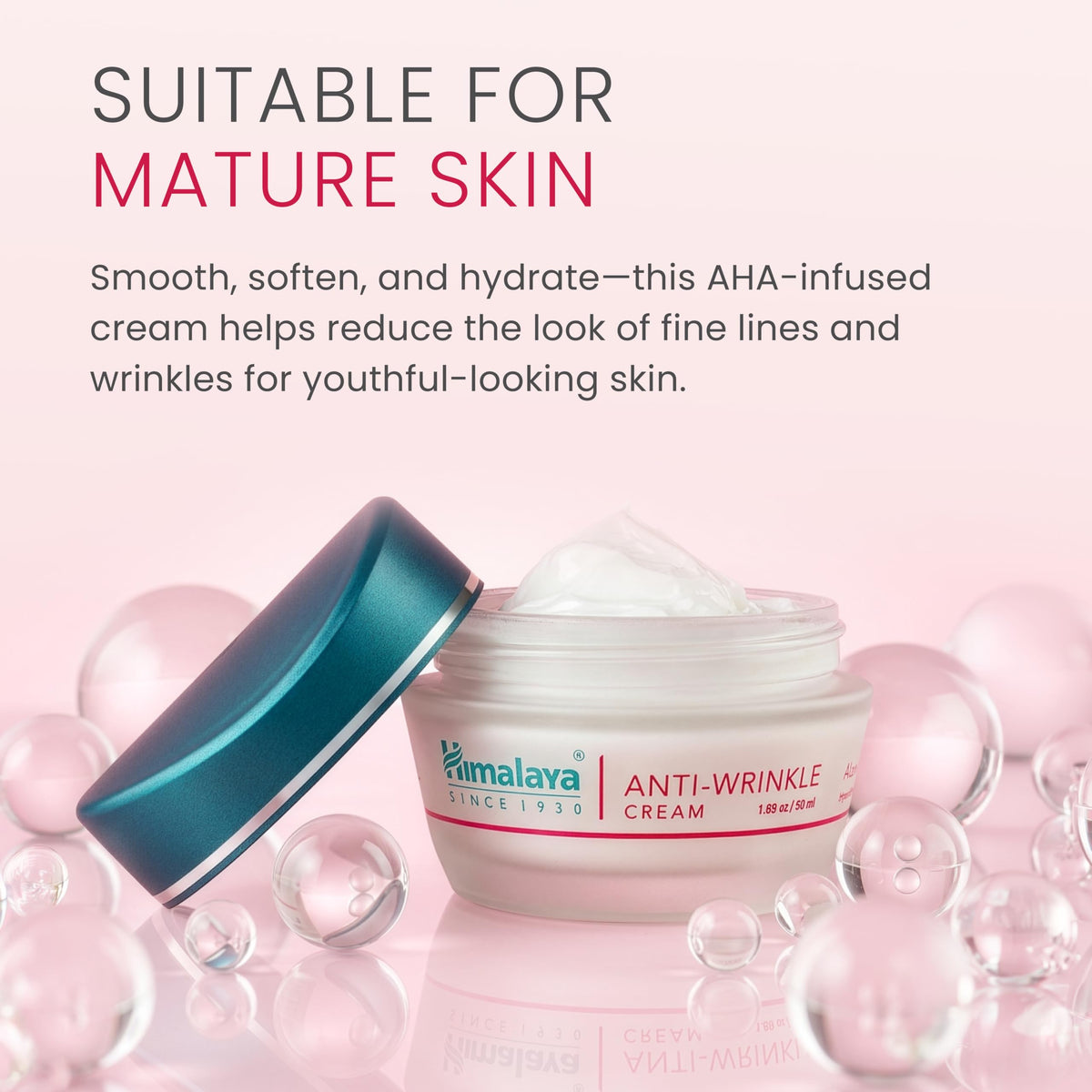 Himalaya grape extract close-up showing exfoliating AHAs