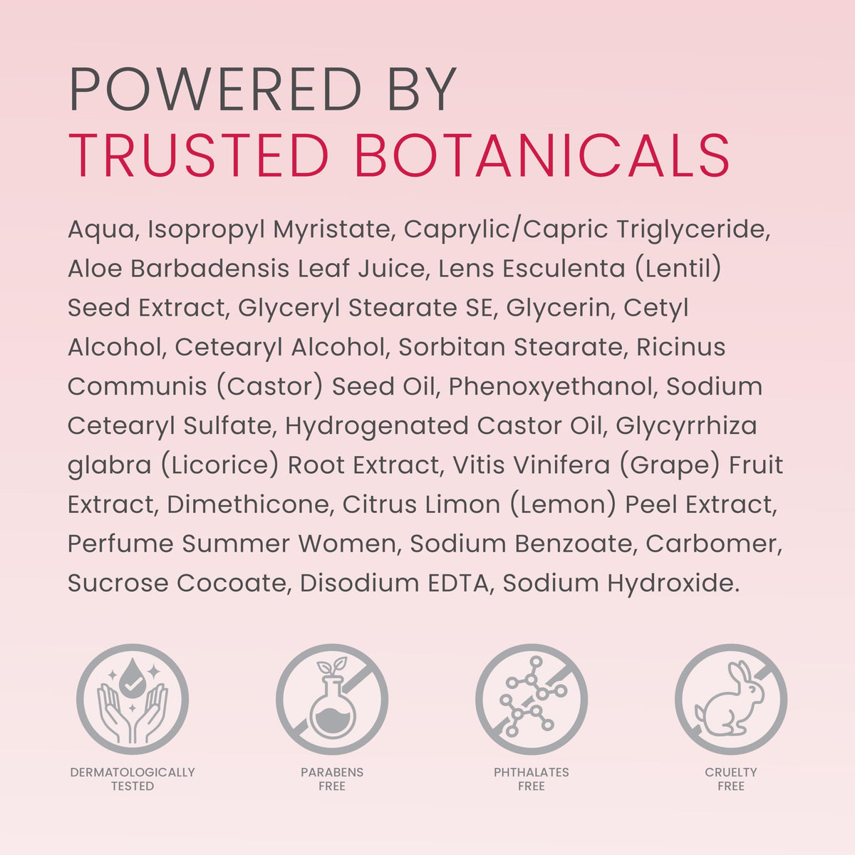 Himalaya ingredients label showing plant-derived components