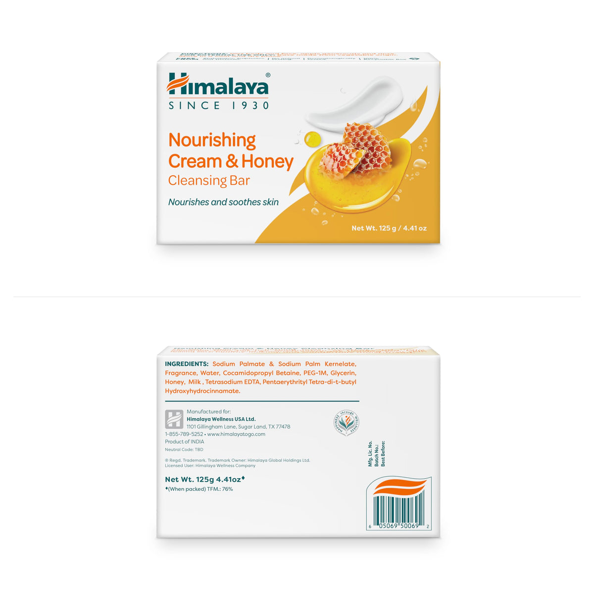 Himalaya close-up of soap bar texture creating rich creamy lather