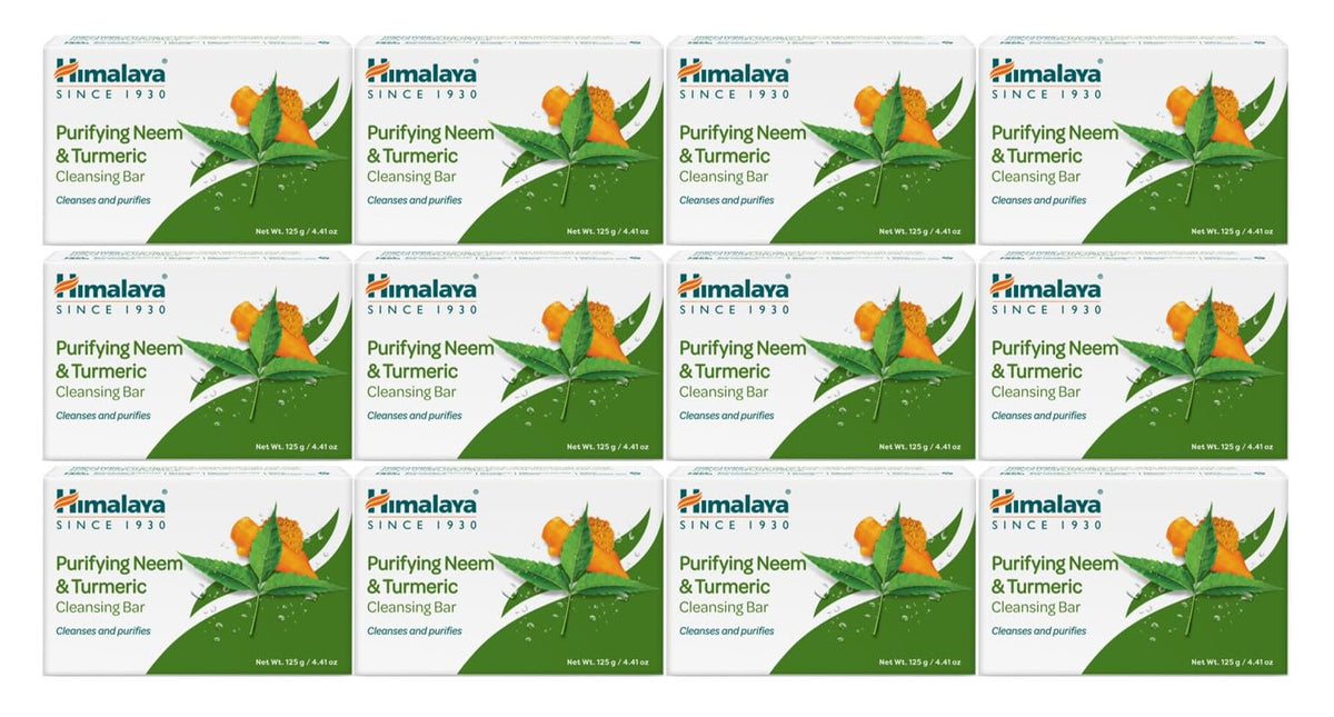 Himalaya front packaging showing neem turmeric soap benefits