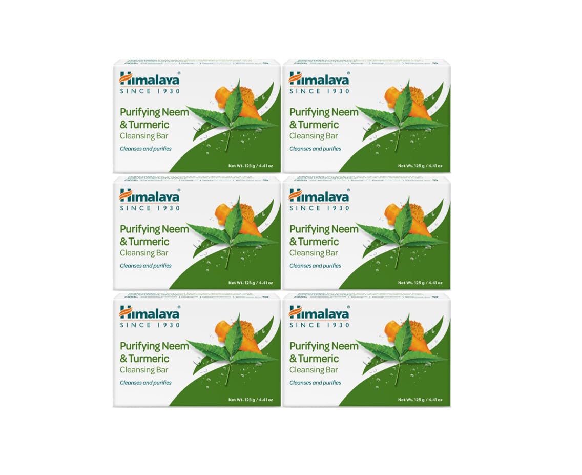 Himalaya front packaging showing neem turmeric soap benefits