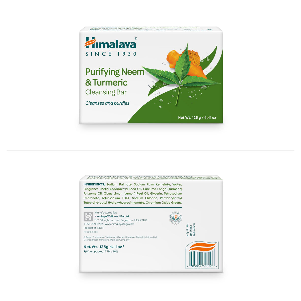 Himalaya close-up of soap texture highlighting smooth creamy lather