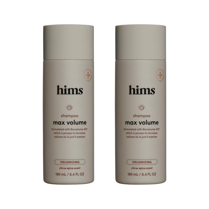 hims front packaging two-pack showing bottles and citrus-spice scent for convenience