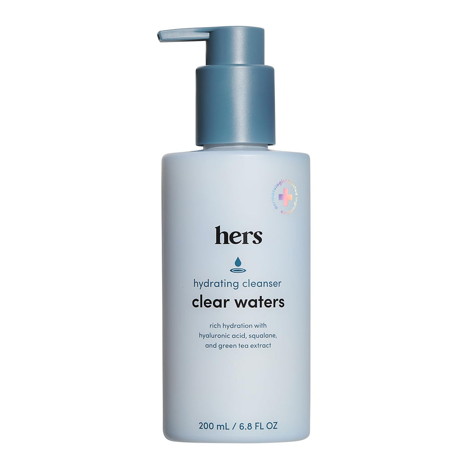 HIMS & HERS front bottle view showing clean label and volume benefit