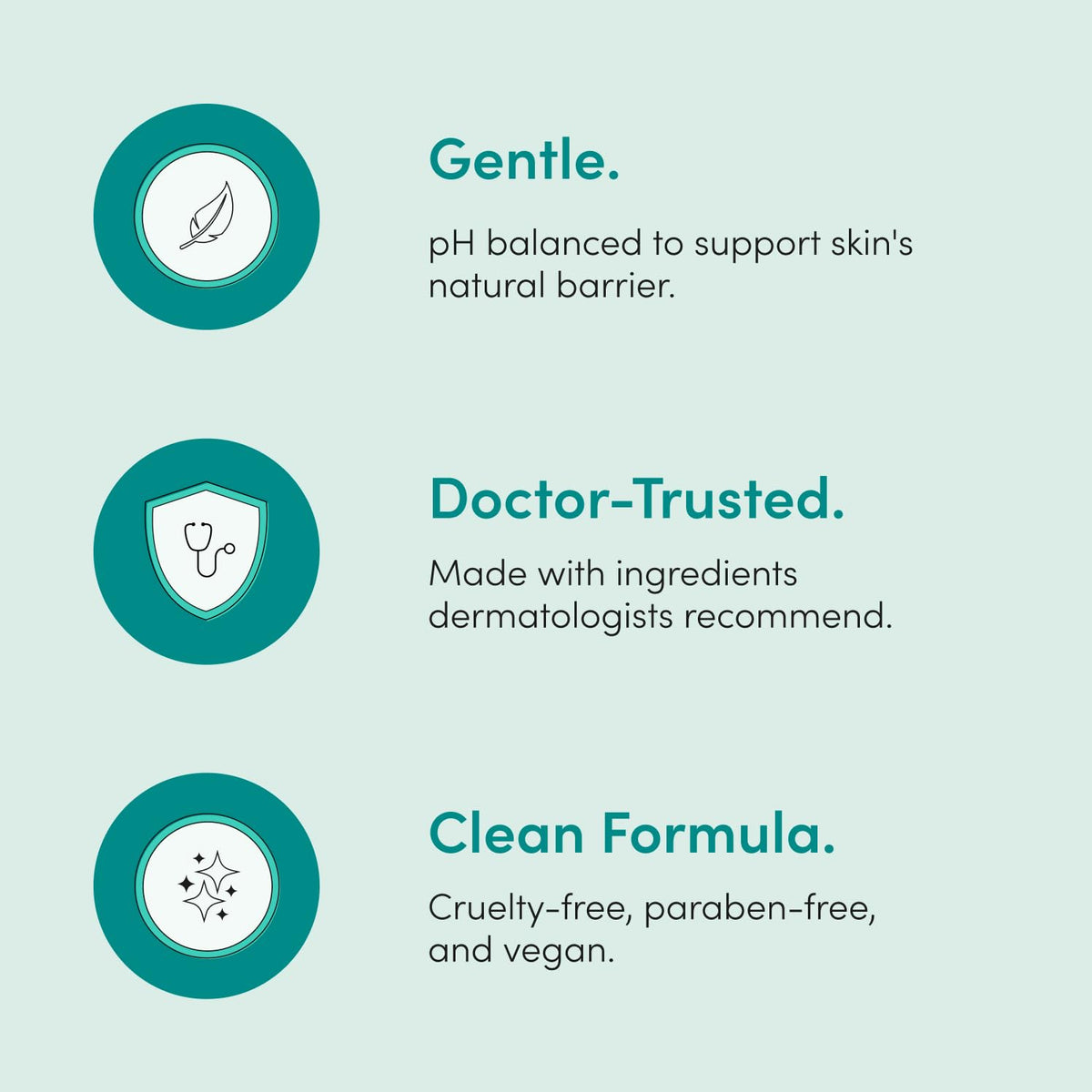 HIMS & HERS cleanser in hand showing real-use lathering benefit