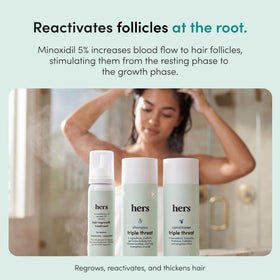 HIMS & HERS conditioner creamy texture providing detangling and softness