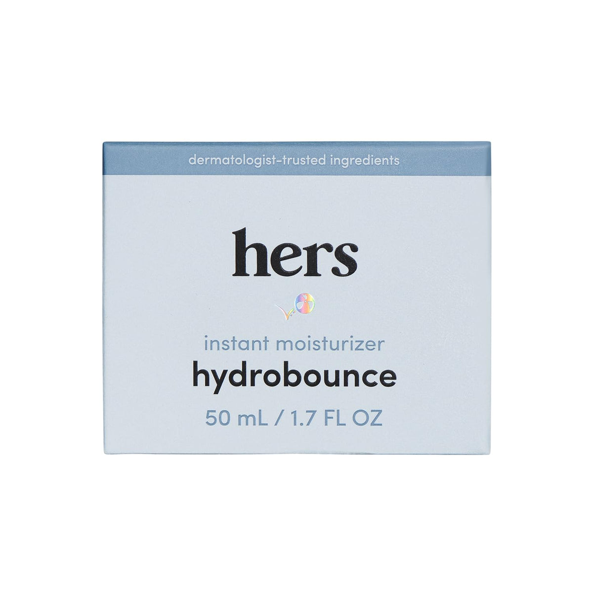 HIMS & HERS Hydrobounce front jar showing clean packaging and brand