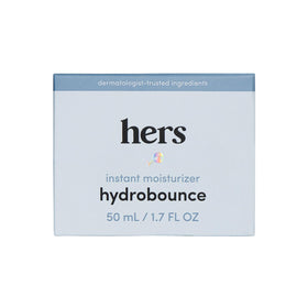 HIMS & HERS Hydrobounce front jar showing clean packaging and brand