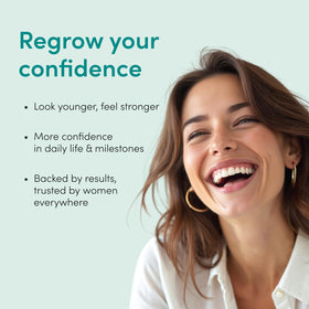 HERS lifestyle bathroom routine showing effortless integration into morning care