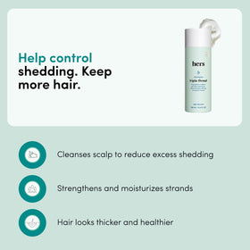 HIMS & HERS pump close-up highlighting easy dispensing and control