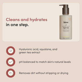 HIMS & HERS pump detail for easy dispensing and controlled daily use benefit