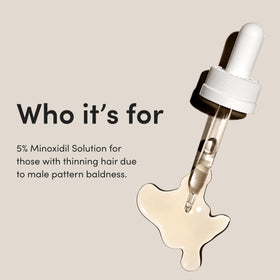 hims application on scalp demonstrating targeted coverage and ease