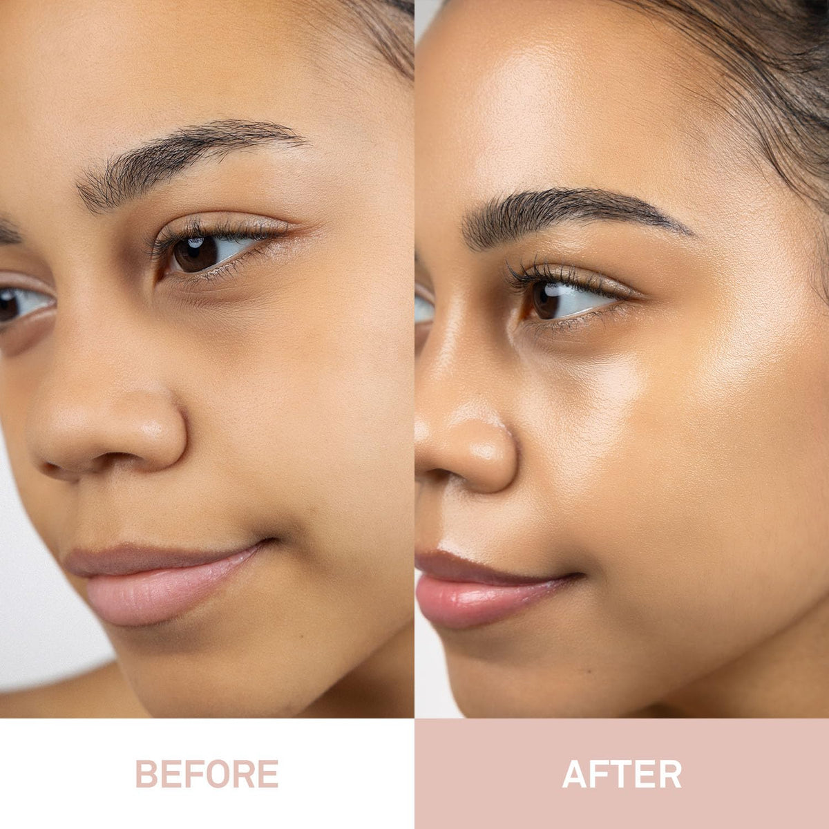 hince balm applied on eyelid delivering soft luminous wash