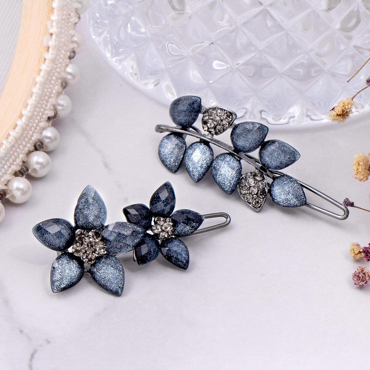 HINZIC polished rhinestone surface reflecting light to enhance shine