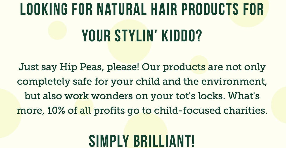 Hip Peas being applied to curls demonstrating frizz control benefit