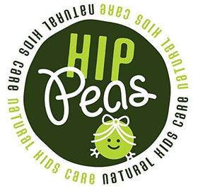 Hip Peas bottle beside a ruler for size comparison and travel-friendly benefit
