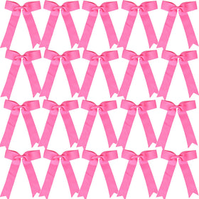 Hipcheer front view of 20 hot pink collegiate cheer bows, team-ready uniformity