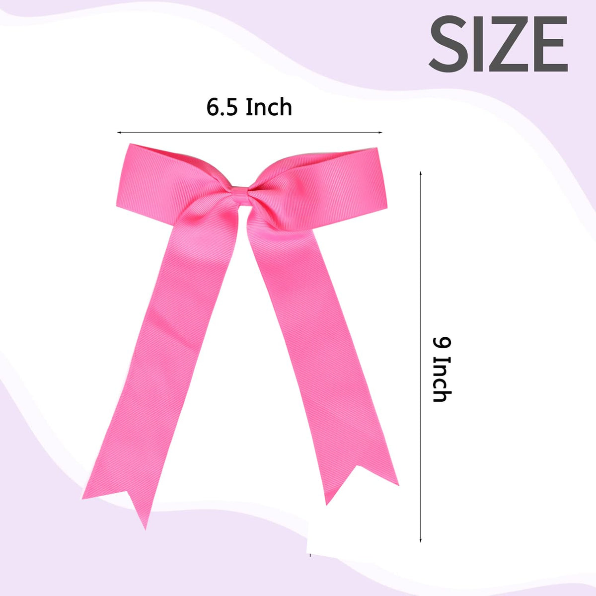 Hipcheer cheer bows worn on sidelines, bright color boosts visible team spirit