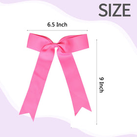 Hipcheer cheer bows worn on sidelines, bright color boosts visible team spirit