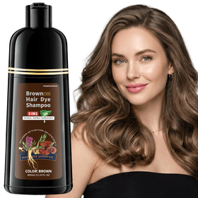 HIS&HERCHOICE front packaging bottle showing label and brown shampoo benefit