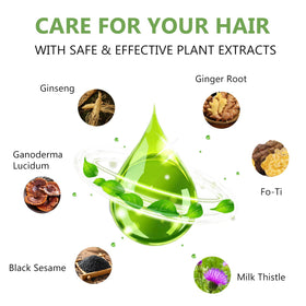 HIS&HERCHOICE shampoo lather on hair demonstrating even color coverage benefit