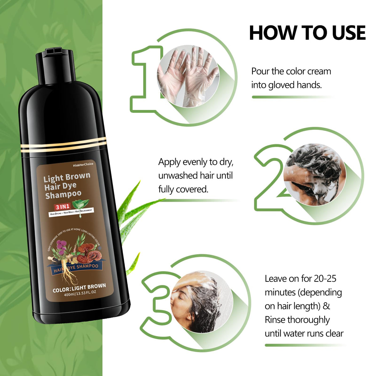 HIS&HERCHOICE open bottle with foam lather indicating gentle cleansing