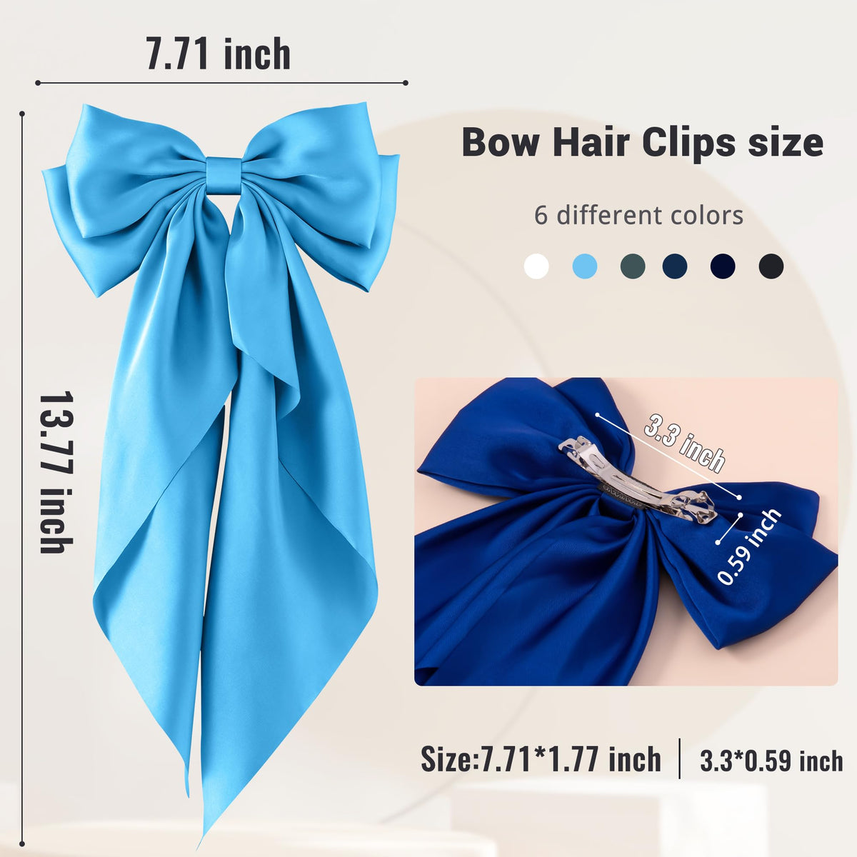 hisial close-up of silky satin bow texture highlighting smooth sheen and luxurious look
