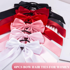 hisial mixed color arrangement of bows, easy outfit coordination