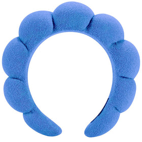 HitModa front view headband showing plush spa-ready design and tidy hair benefit